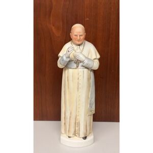 Goebel Pope John XXIII Porcelain Jeweled Cross Religious Figurine Statue 9"